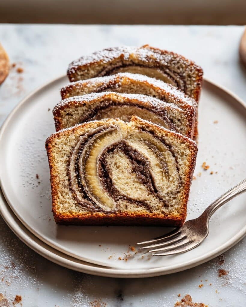 Easy Classic Cinnamon Swirl Banana Bread Recipe