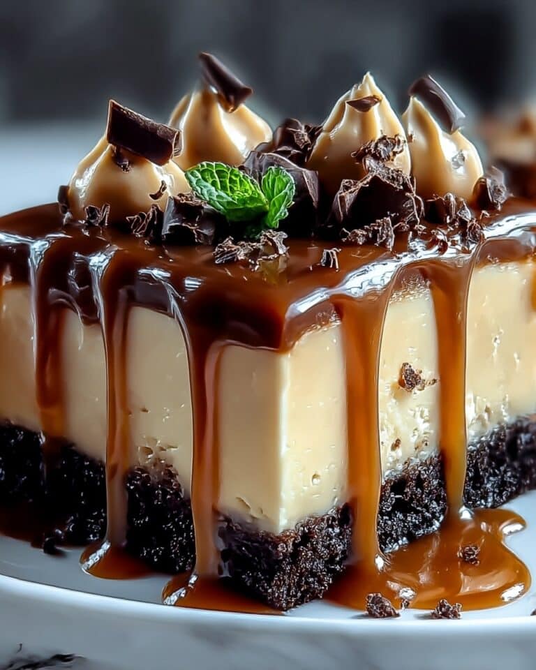 Irresistibly Rich Milky Way Caramel Cheesecake Brownies Recipe
