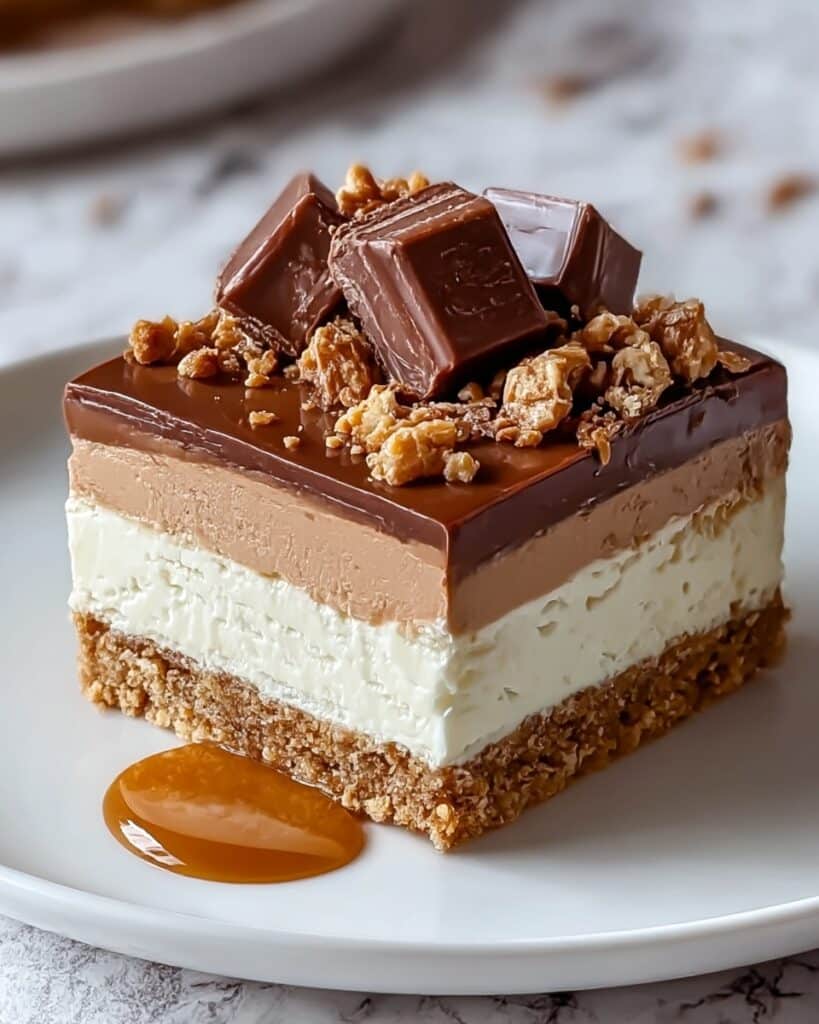Homemade No-Bake Twix Cheesecake Recipe
