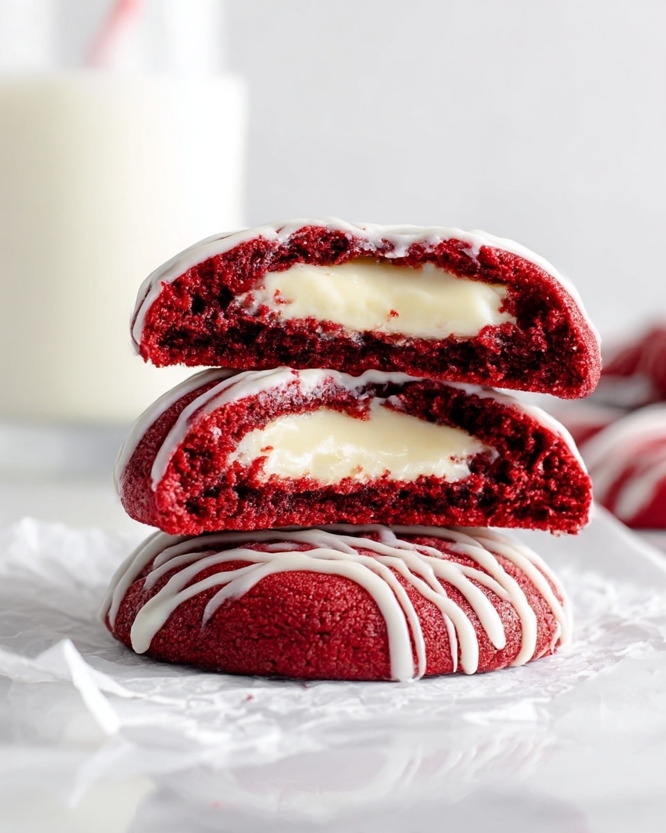 Red Velvet Cheesecake Cookies Recipe