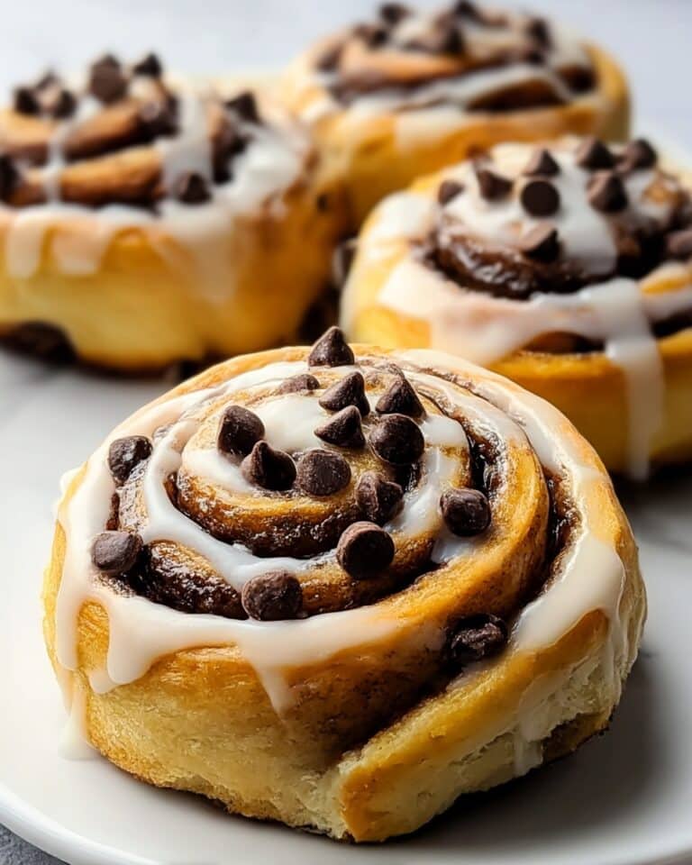 Chocolate Chip Cookie Stuffed Cinnamon Rolls Recipe