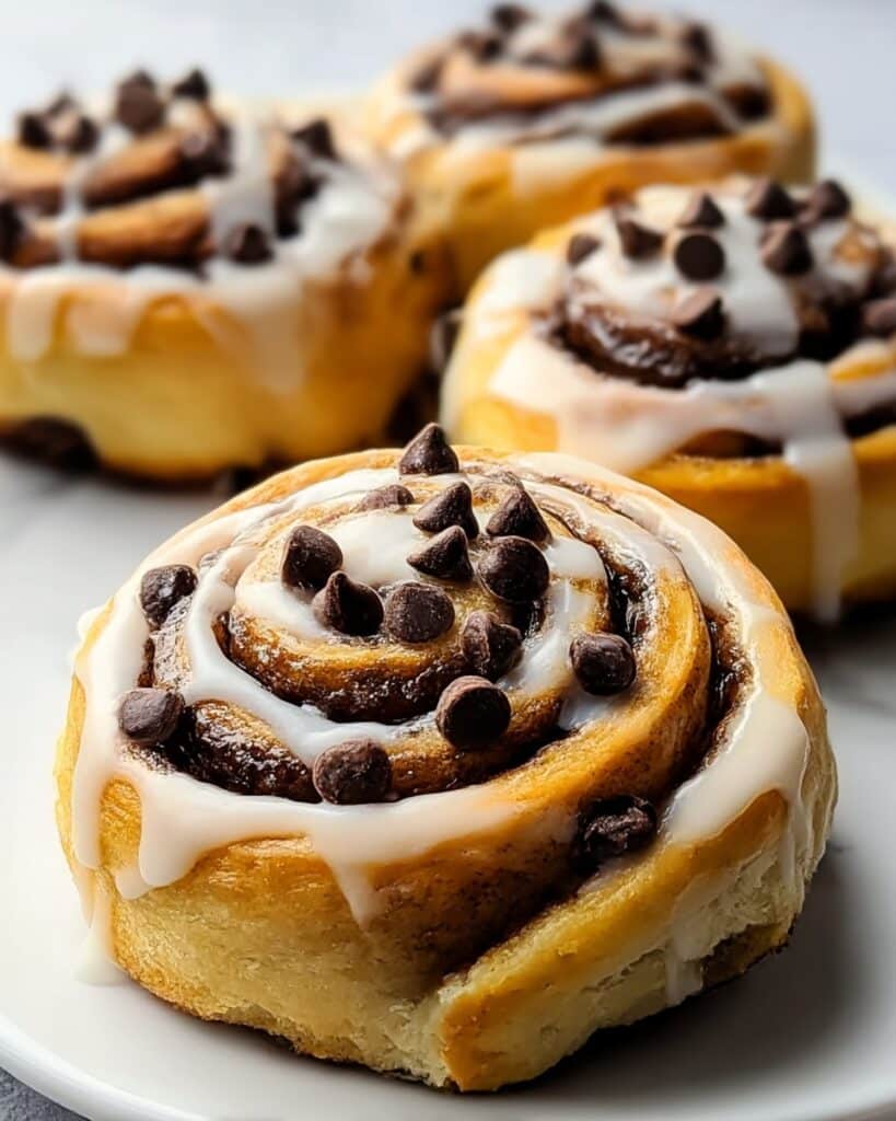 Chocolate Chip Cookie Stuffed Cinnamon Rolls Recipe