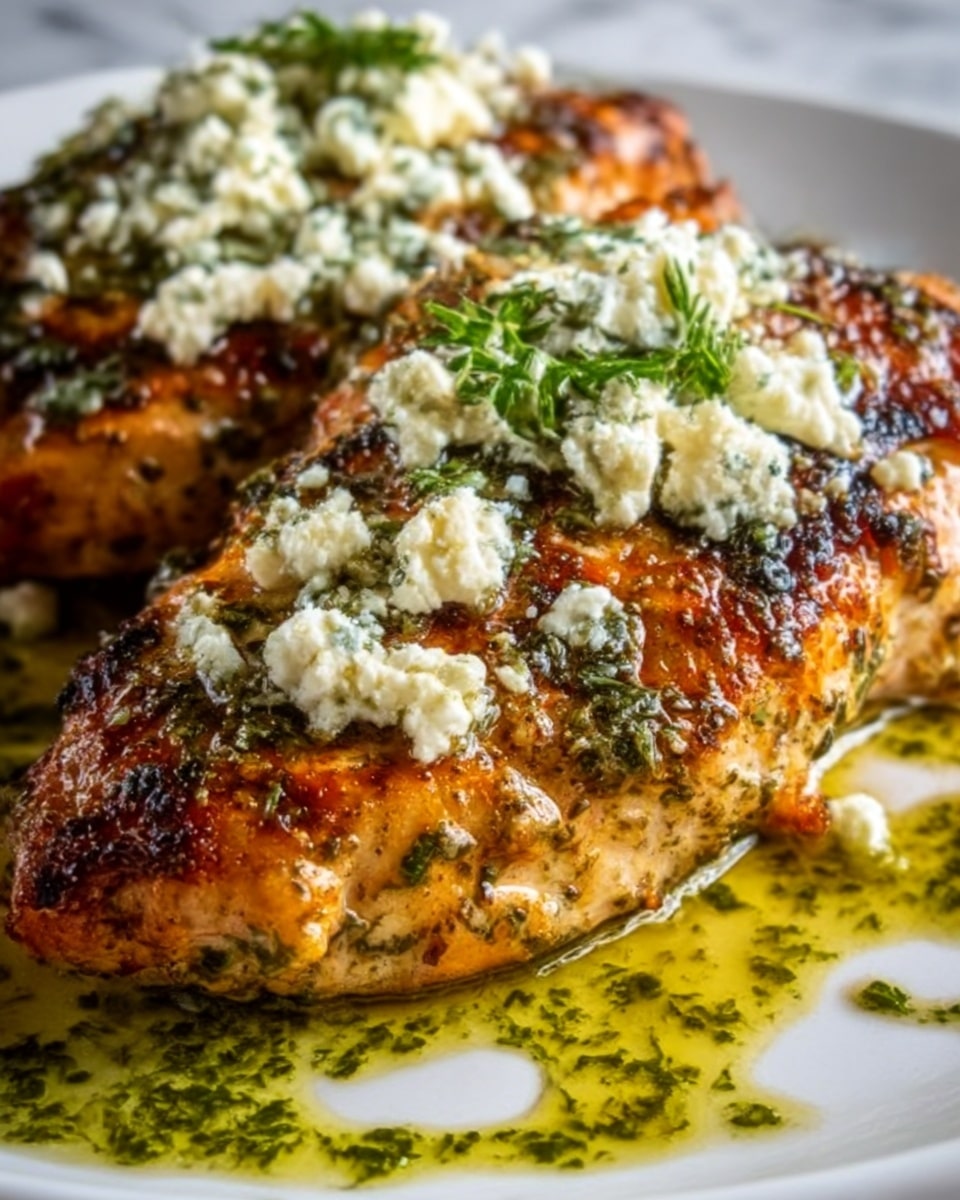 Greek Chicken with Lemon and Feta Recipe