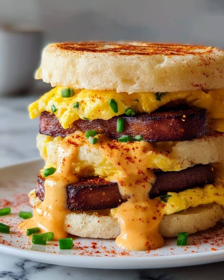 Spicy Chipotle Egg Breakfast Sandwiches Recipe