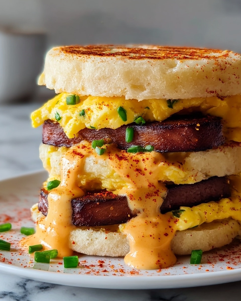 Spicy Chipotle Egg Breakfast Sandwiches Recipe