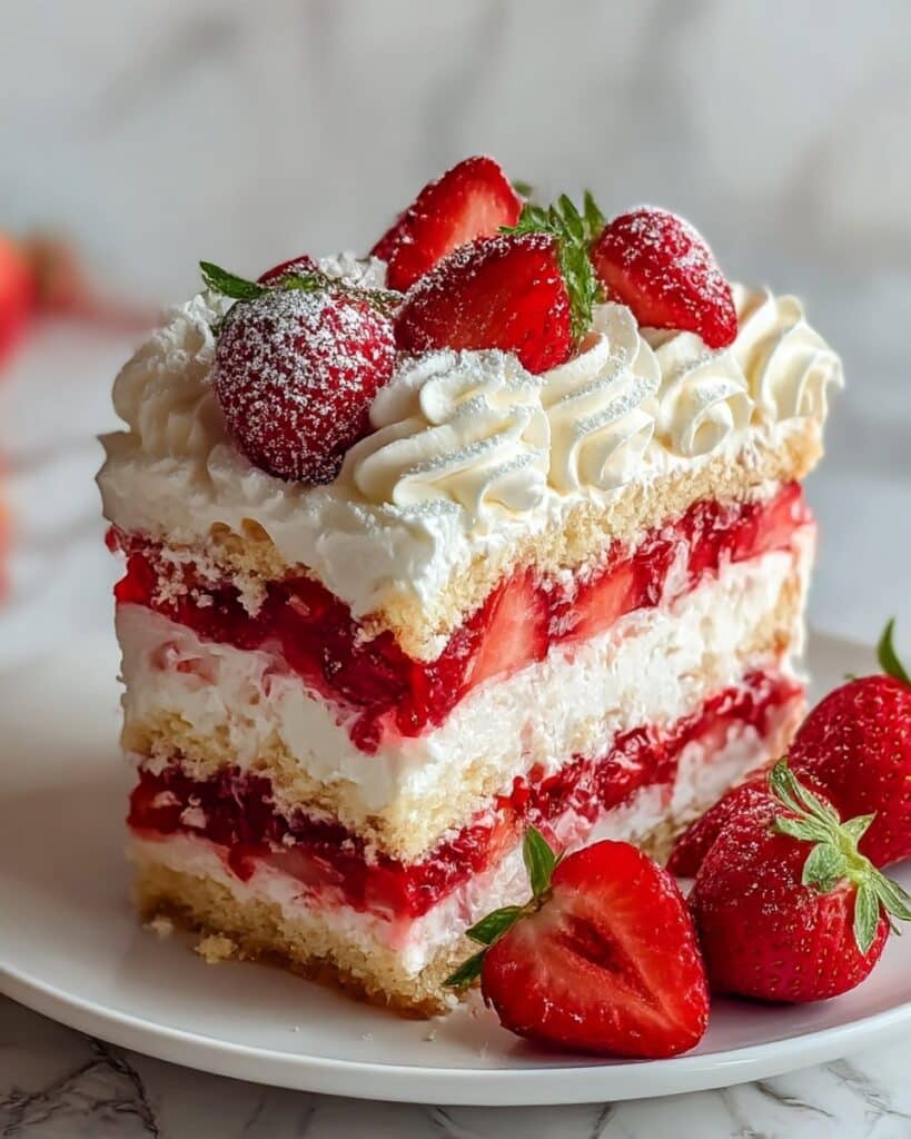 Irresistible Strawberry Earthquake Cake That Steals the Show Recipe