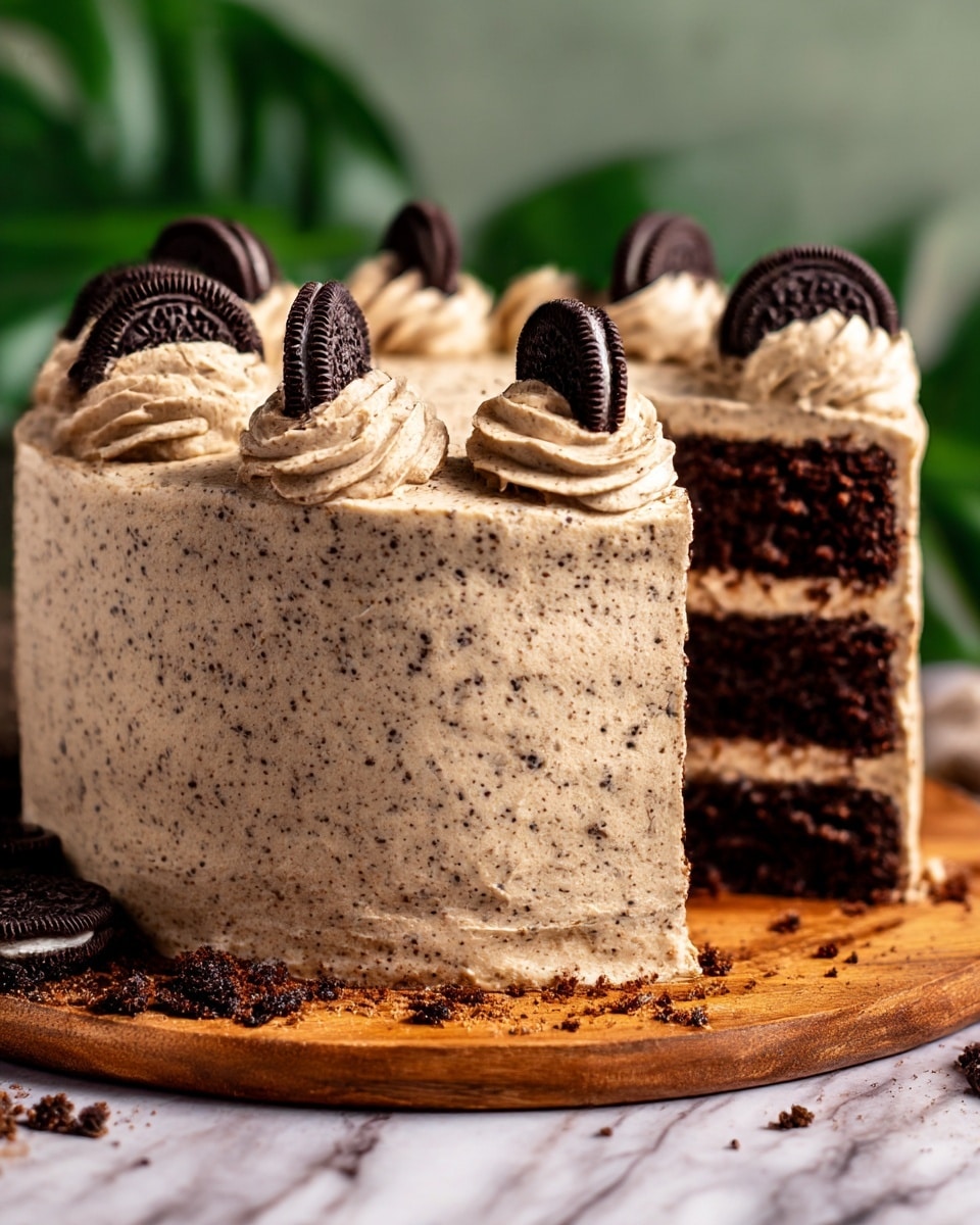 Oreo Peanut Butter Cake Recipe