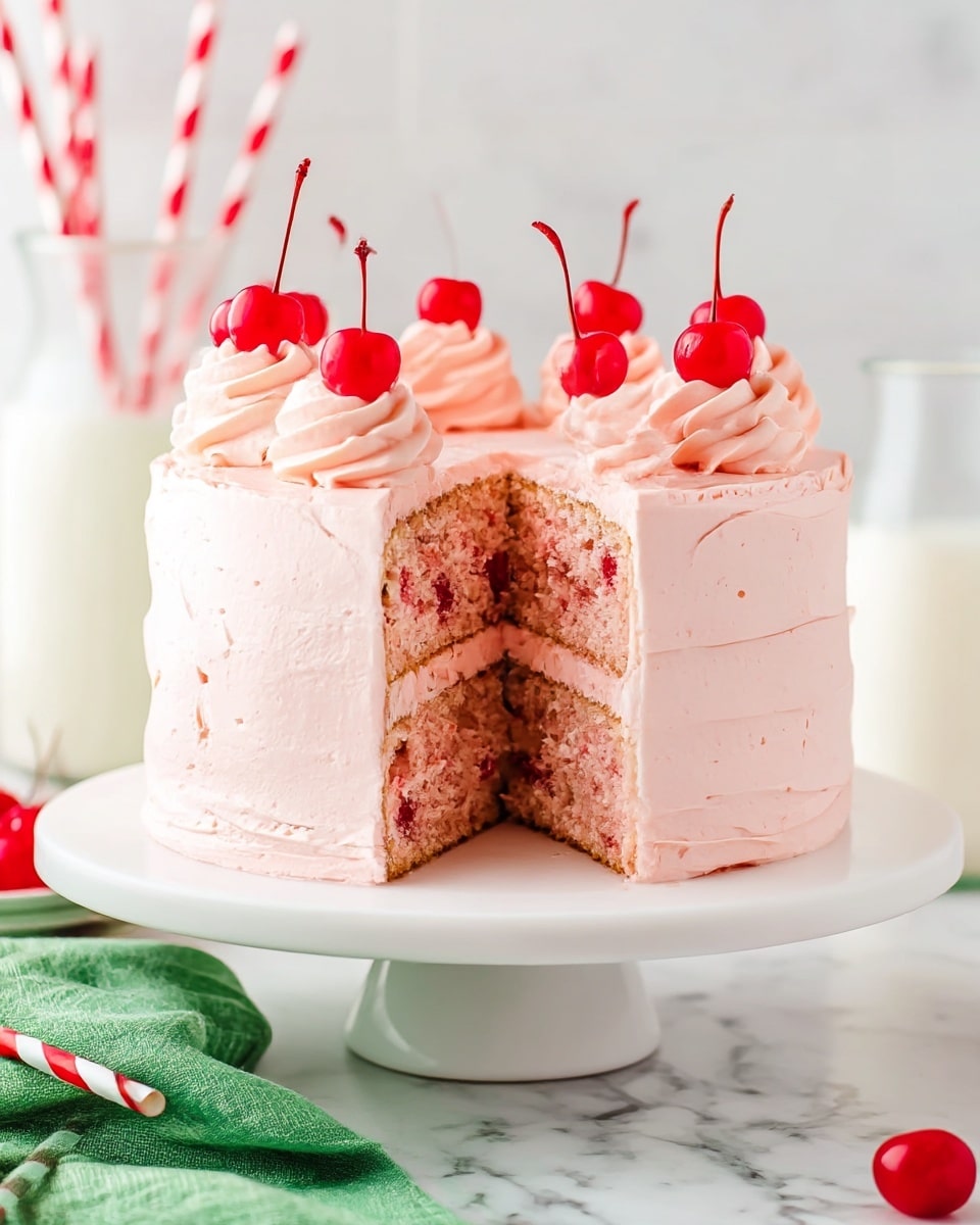 Cherry Chip Cake Recipe