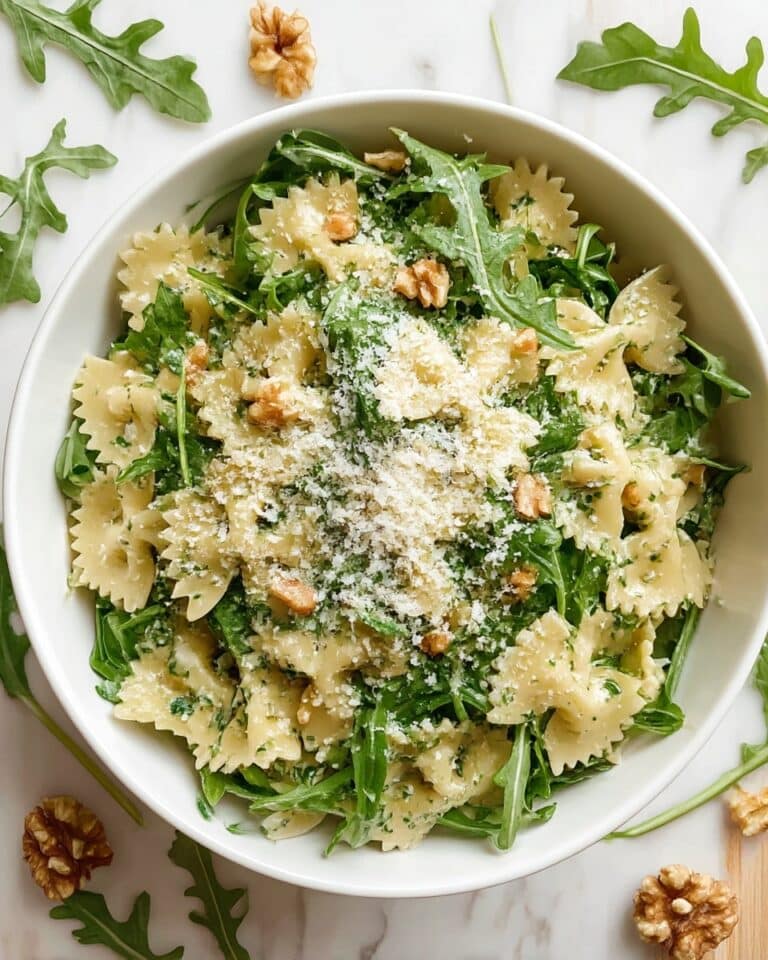 Lemon Arugula Pasta Salad Recipe