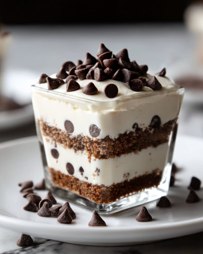 Chocolate Chip Cookie Layered Pudding Dessert Recipe