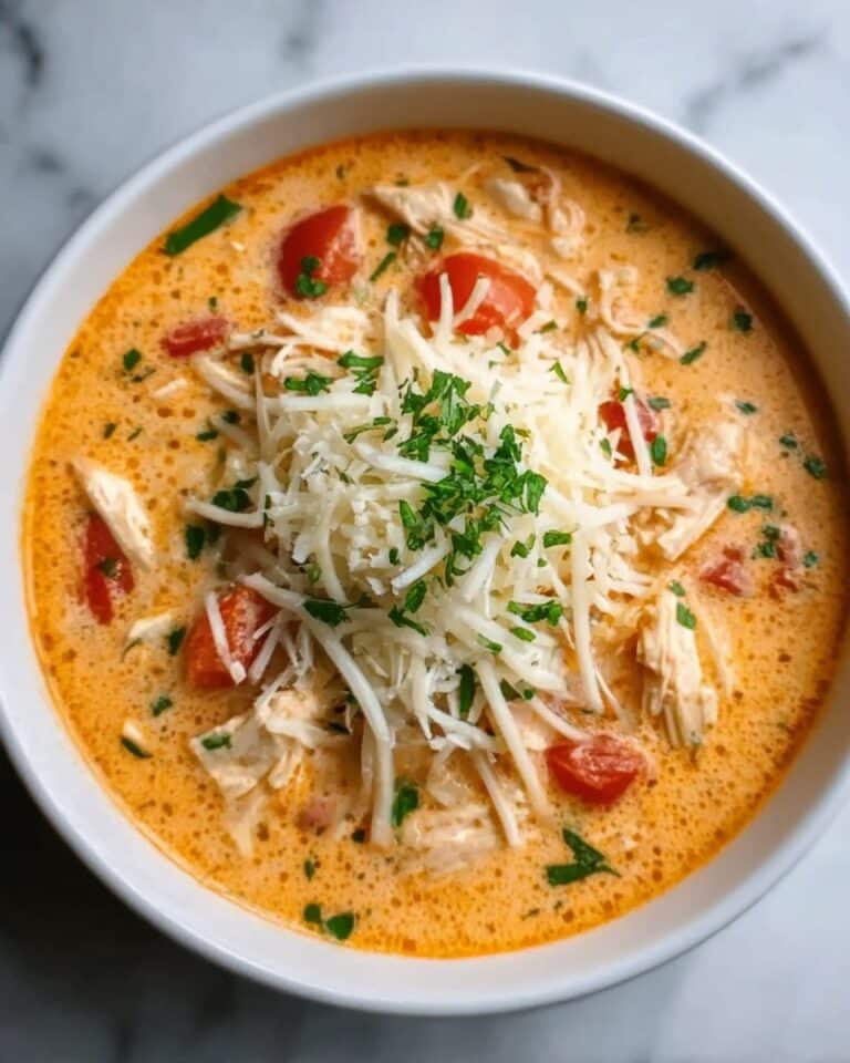 Crock Pot Creamy Chicken Parmesan Soup Recipe