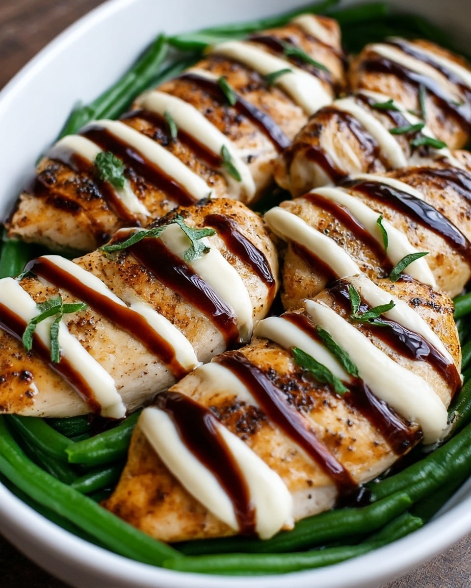 Balsamic Baked Chicken Breast with Mozzarella Cheese Recipe