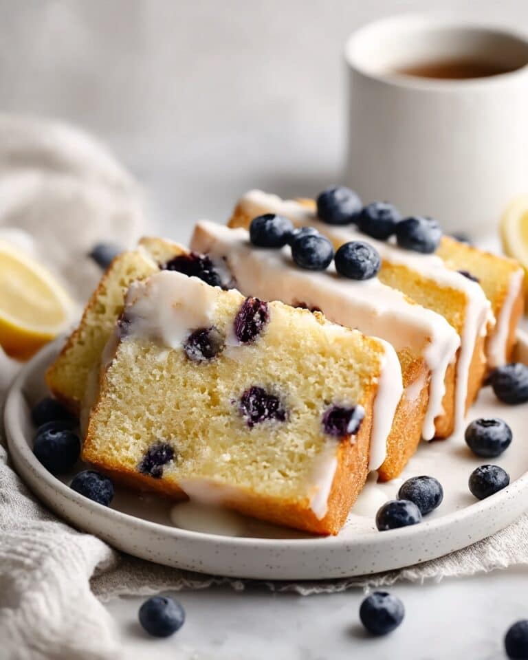 Heavenly Moist Blueberry Lemon Angel Food Cake Recipe
