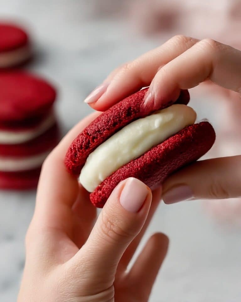 Tasty Red Velvet Cookie Sandwiches Recipe
