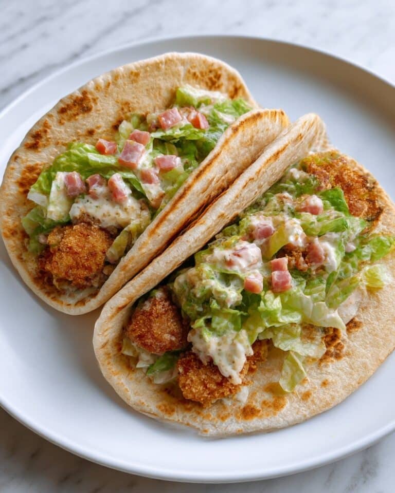 Chicken Caesar Smash Tacos Recipe