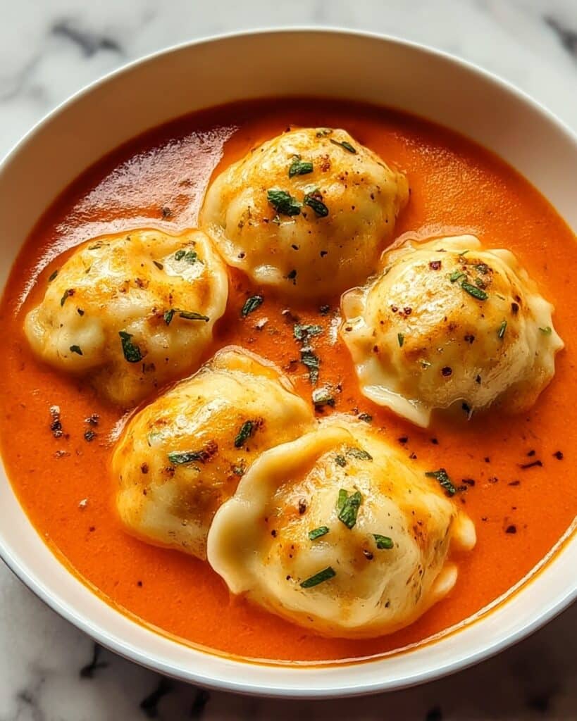 Tomato Dumpling Soup Recipe