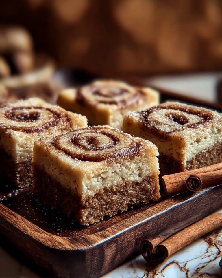Irresistibly Chewy Cinnamon Swirl Snickerdoodle Blondies Recipe