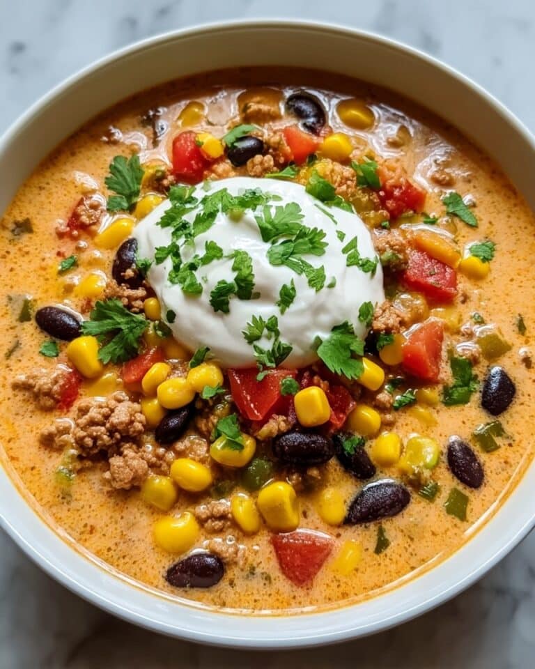 Irresistibly Creamy High-Protein Taco Soup for Cozy Dinners Recipe
