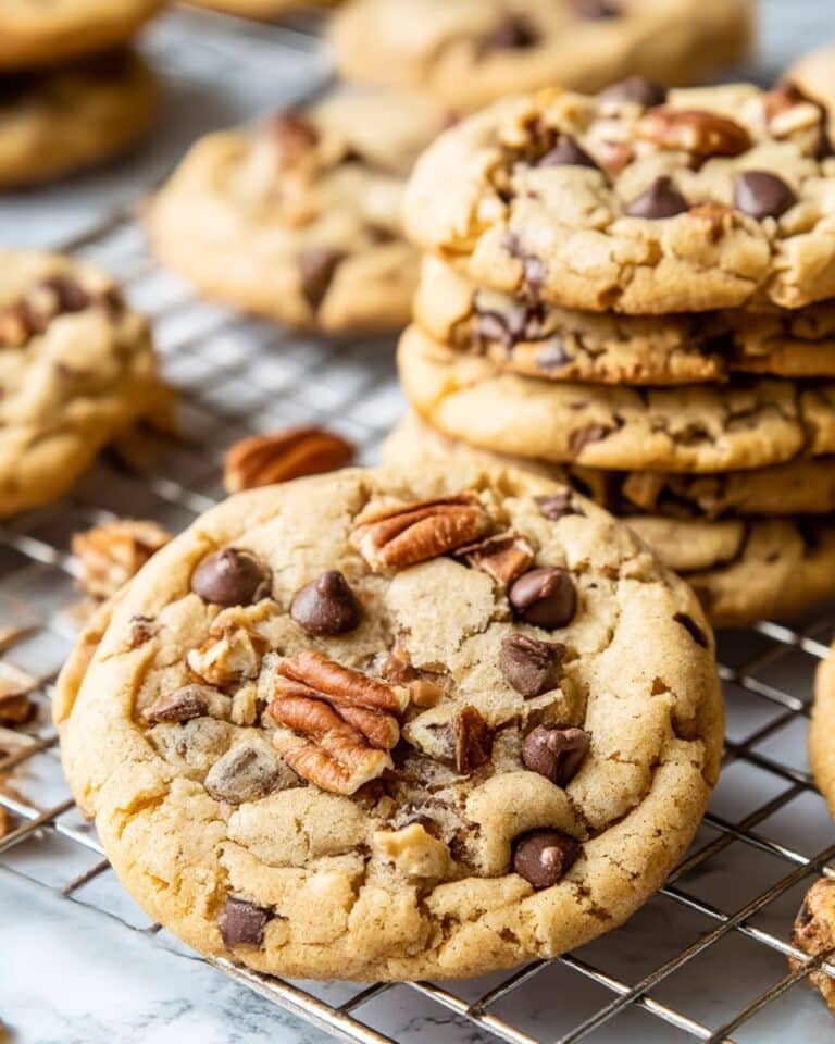 Caramel Pecan Chocolate Chip Cookies Recipe