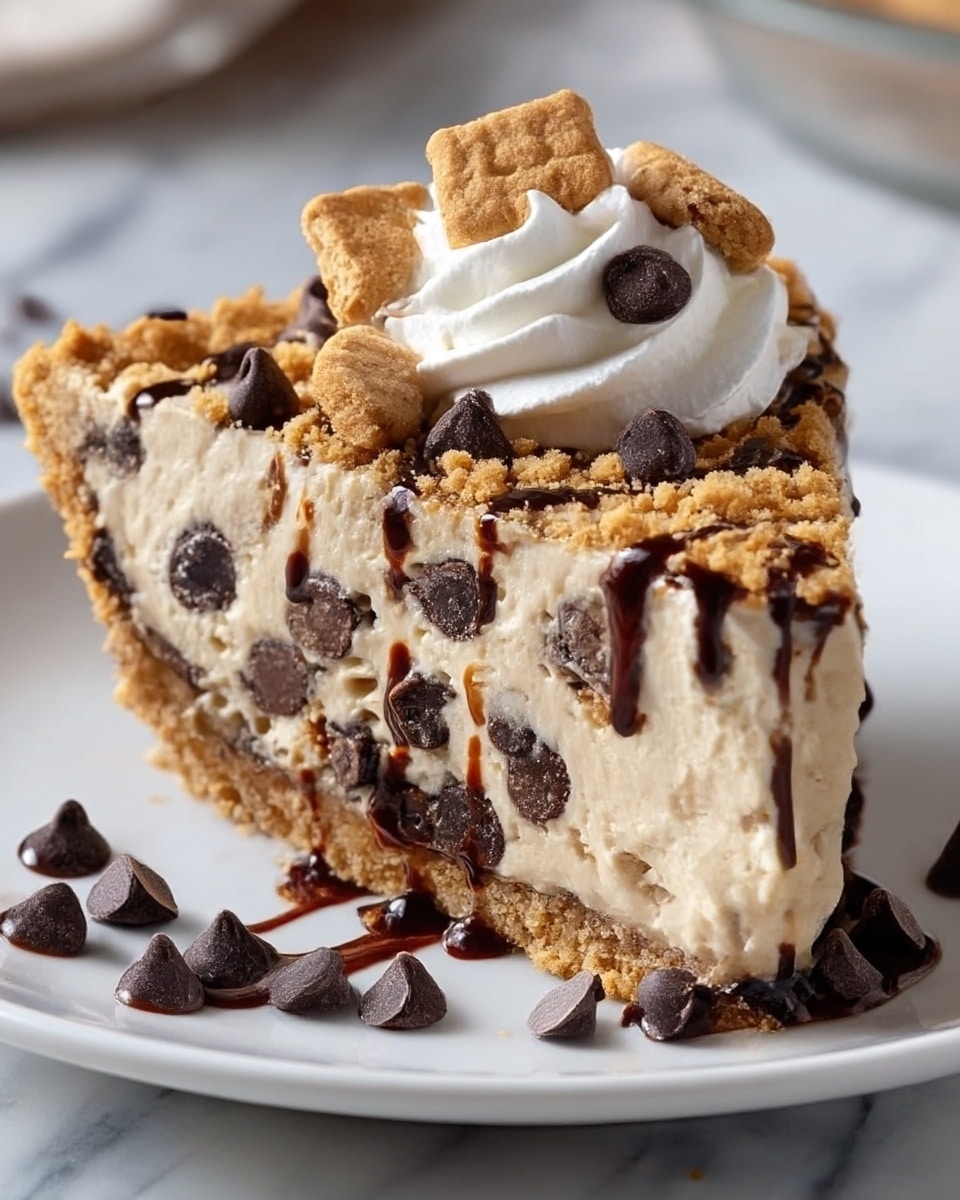 Giant S’mores Cookie Dough Pie Recipe