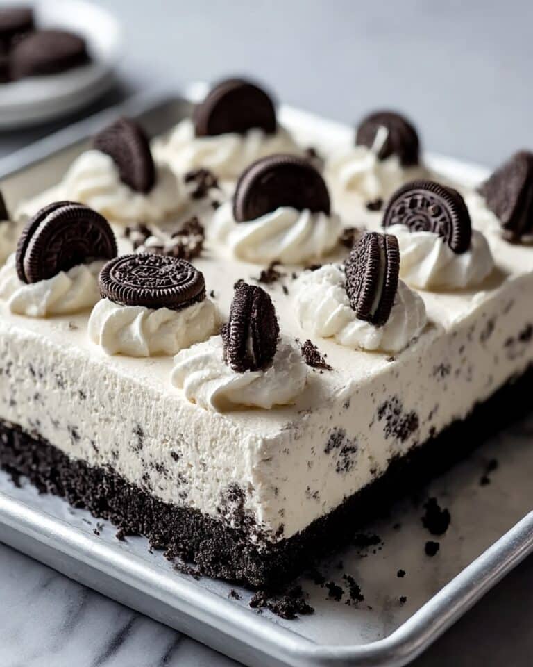 Cookies and Cream Sheet Cake Recipe