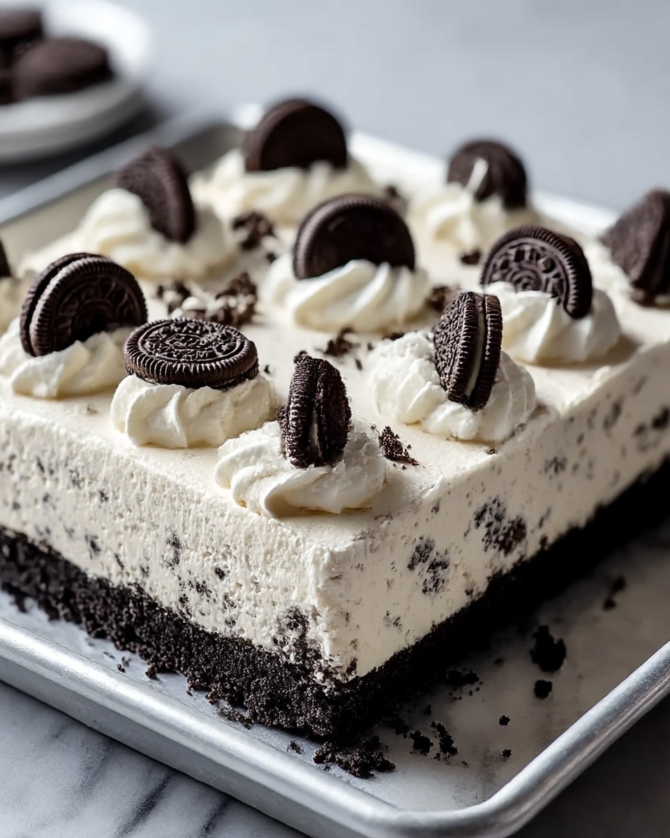 Cookies and Cream Sheet Cake Recipe