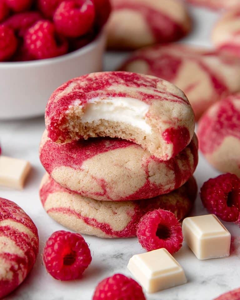 Raspberry White Chocolate Cheesecake Cookies Recipe