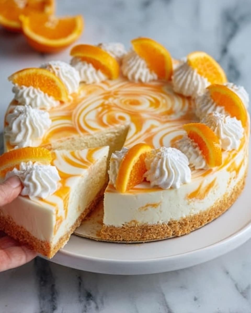 No-Bake Orange Creamsicle Cheesecake Recipe