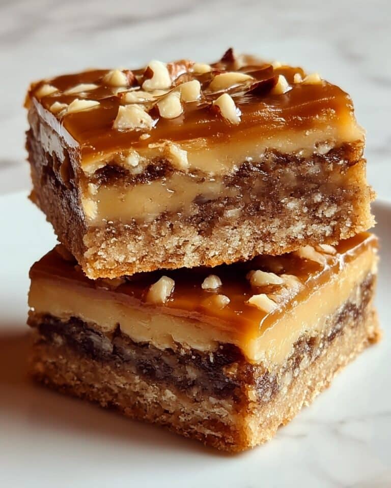 Indulgent Caramel Crush Bars Dessert Recipe