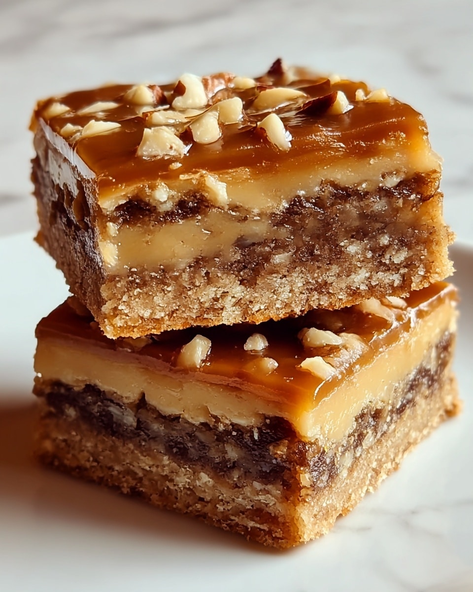 Indulgent Caramel Crush Bars Dessert Recipe
