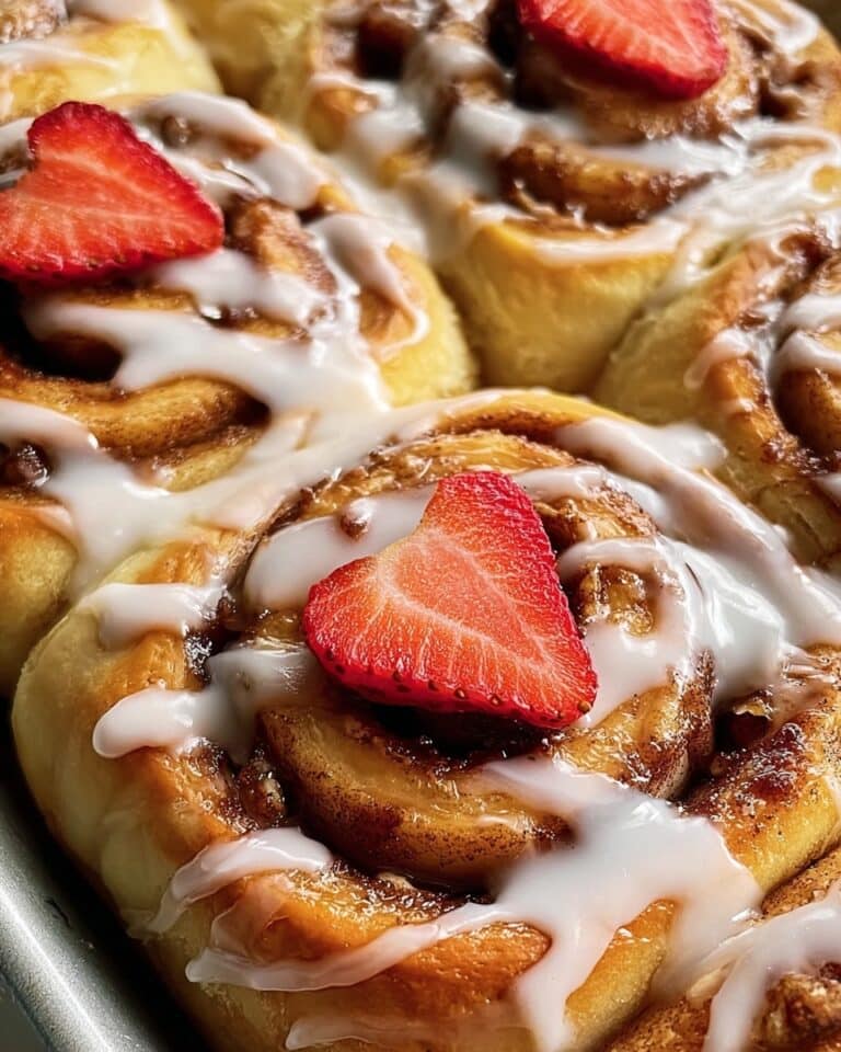 Pressure Cooker Strawberry Cinnamon Rolls Recipe