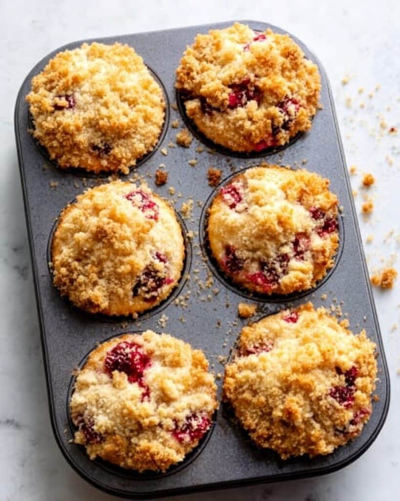 Strawberry Cream Cheese Muffins with Streusel Recipe
