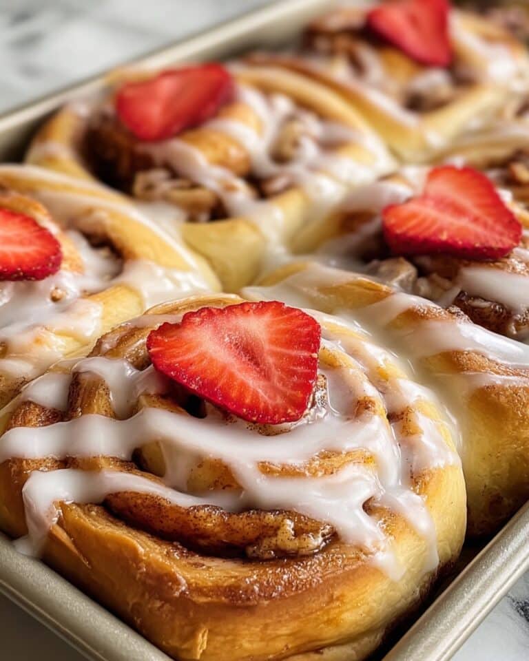 Pressure Cooker Strawberry Cinnamon Rolls Recipe