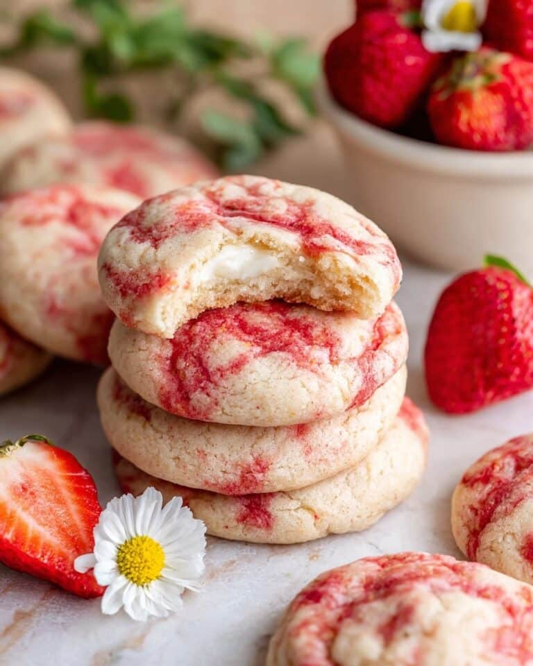The Best Viral Strawberry Cheesecake Cookies Recipe