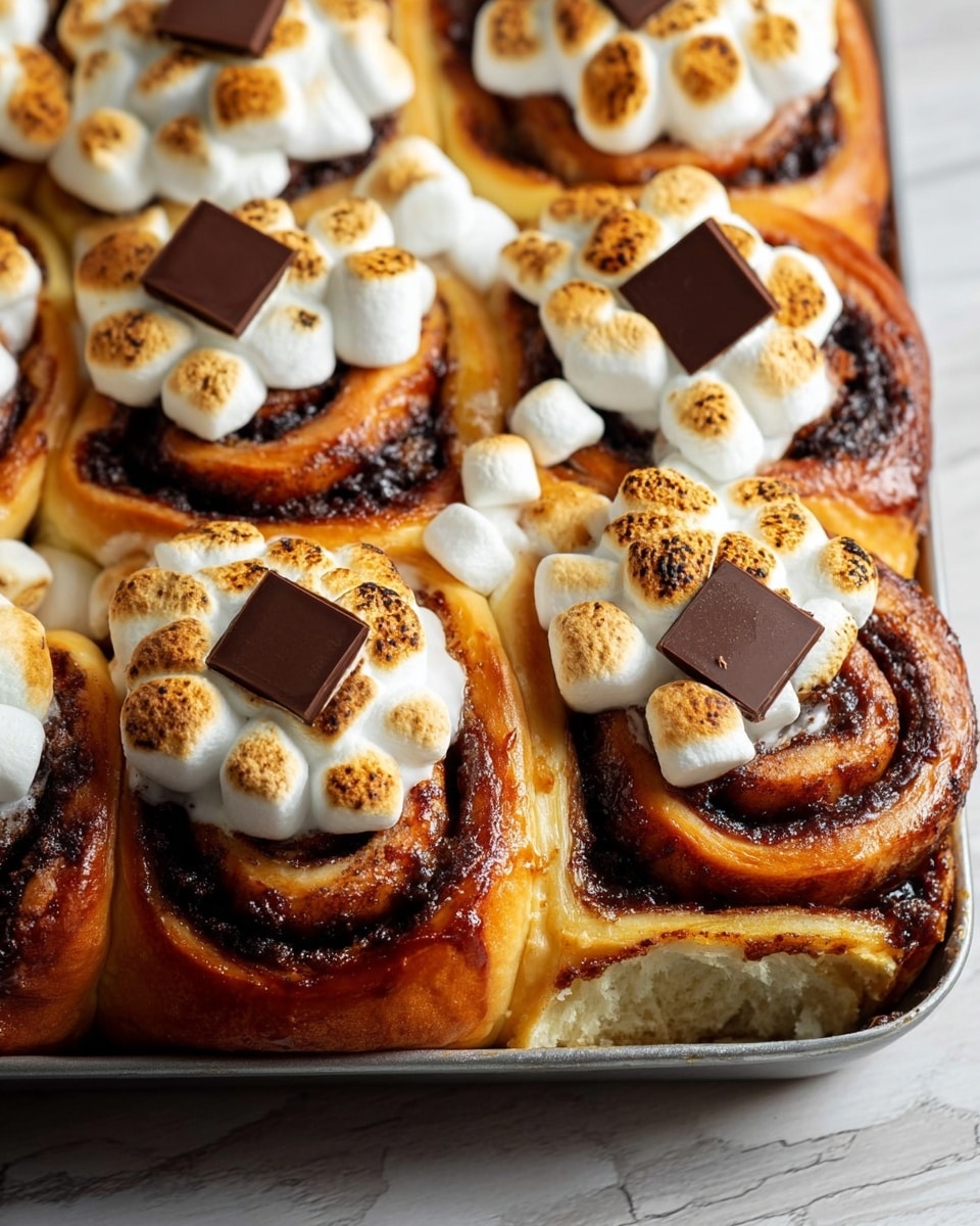 S’mores Cinnamon Rolls Recipe