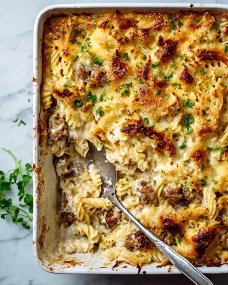 Creamy Baked Chicken Alfredo Pasta Recipe