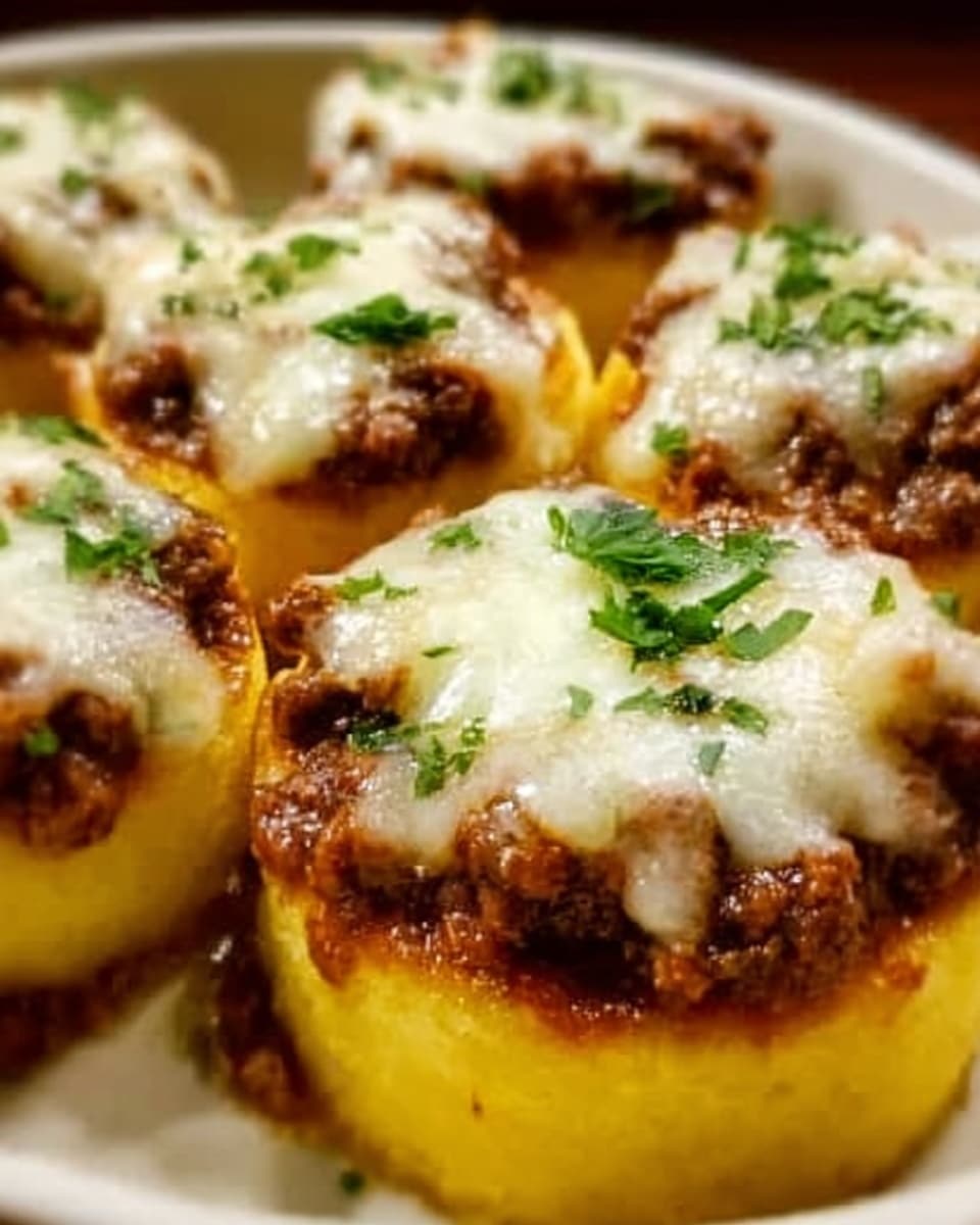 Stuffed Potato Nests with Savory Ground Beef Topping Recipe
