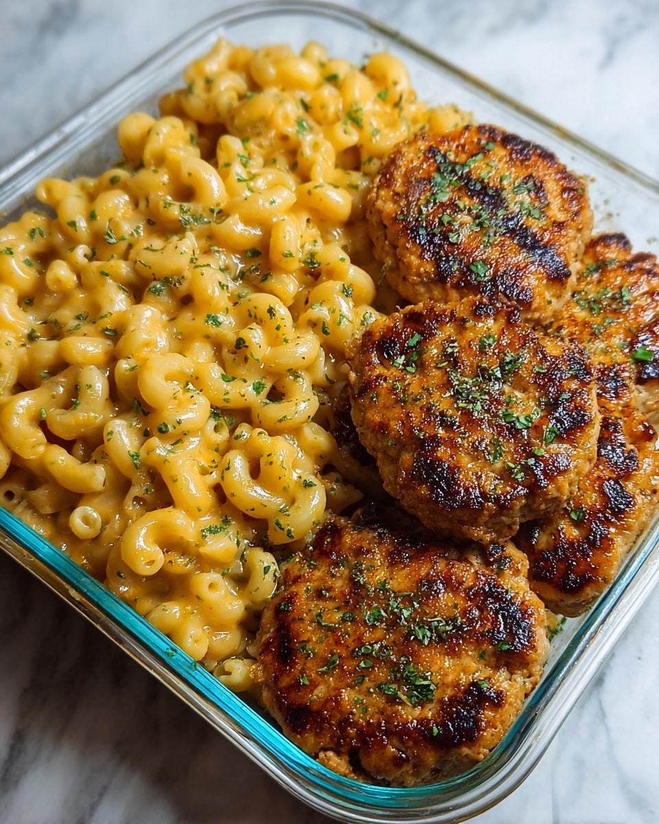 High Protein Honey Garlic Butter Chicken with Mac & Cheese Recipe