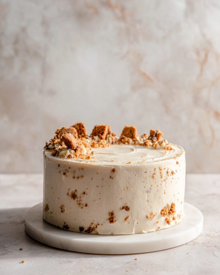 Biscoff Cookie Butter Cake Recipe